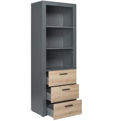 Highboard CORBETO - anthrazit - Artisan Eiche - 69 cm -Wohnzimmer Verkäufe 9005267000 03 1600Wx1600H