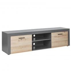 Lowboard CORBETO - anthrazit - Artisan Eiche - 180 cm