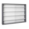 Vitrine COLLECTY - grau-weiß - 80 cm breit