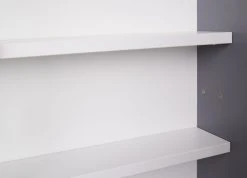 Vitrine COLLECTY - grau-weiß - 80 cm breit -Wohnzimmer Verkäufe 9005267900 04 1600Wx1600H