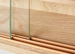 Vitrine ARTISARIO - Eiche Artisan - 80 cm breit -Wohnzimmer Verkäufe 9005268300 03 1600Wx1600H