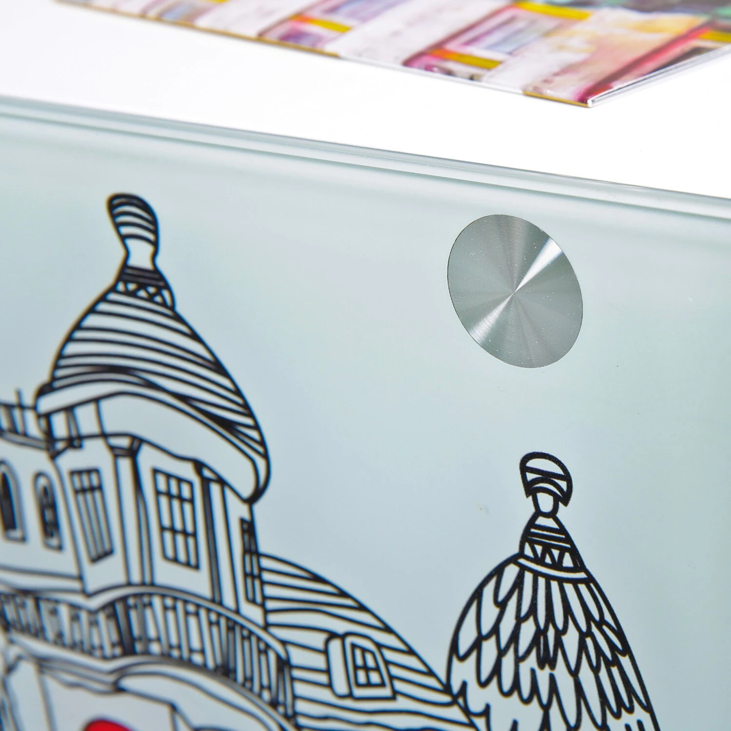 Beistelltisch LONDONCUBE - weiß - Londondesign 2 Beistelltisch LONDONCUBE - weiß - Londondesign – Bild 2