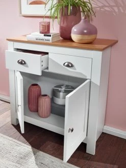 Kommode - weiß-Eiche - 79x81 cm -Wohnzimmer Verkäufe 9005274100 04 1600Wx1600H