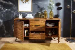 Sideboard - Sheesham massiv - 3 Schubkästen - 160 cm -Wohnzimmer Verkäufe 9005330200 03 1600Wx1600H