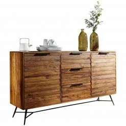 Sideboard - Sheesham massiv - 3 Schubkästen - 160 cm