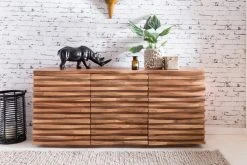 Sideboard - Akazie massiv - 2 Türen - 160 cm breit -Wohnzimmer Verkäufe 9005330300 03 1600Wx1600H