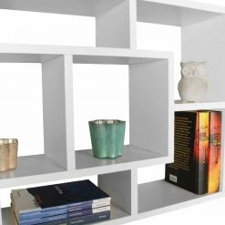 Wandregal - weiß - Holz - 8 Fächer - 85 cm breit -Wohnzimmer Verkäufe 9005339300 04 1600Wx1600H