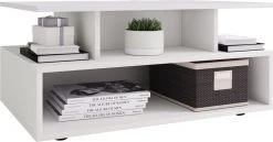 Couchtisch ESILA - weiß - 5 Fächer - 80 cm -Wohnzimmer Verkäufe 9005453200 04 1600Wx1600H