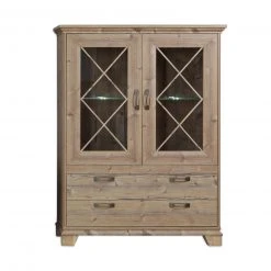 Landhaus Wohnwand-Set - Bramberg Fichte - 341 cm -Wohnzimmer Verkäufe S000009900 03 1600Wx1600H