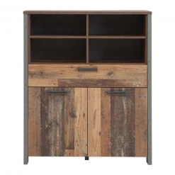 Wohnwand Set - Old Wood Vintage - 4-teilig 8 Wohnwand Set - Old Wood Vintage - 4-teilig -Wohnzimmer Verkäufe S000012300 03 1600Wx1600H