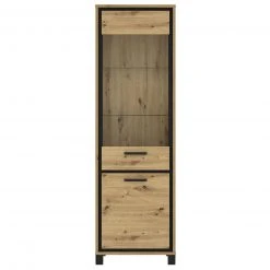 4-teiliges Wohnwand Set - Artisan Eiche - Schwarzeiche -Wohnzimmer Verkäufe S000028000 03 1600Wx1600H