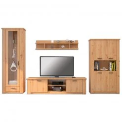 4-teiliges Wohnwand-Set - Artisan Eiche - variabel stellbar